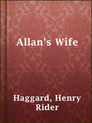 cover image of Allan's Wife